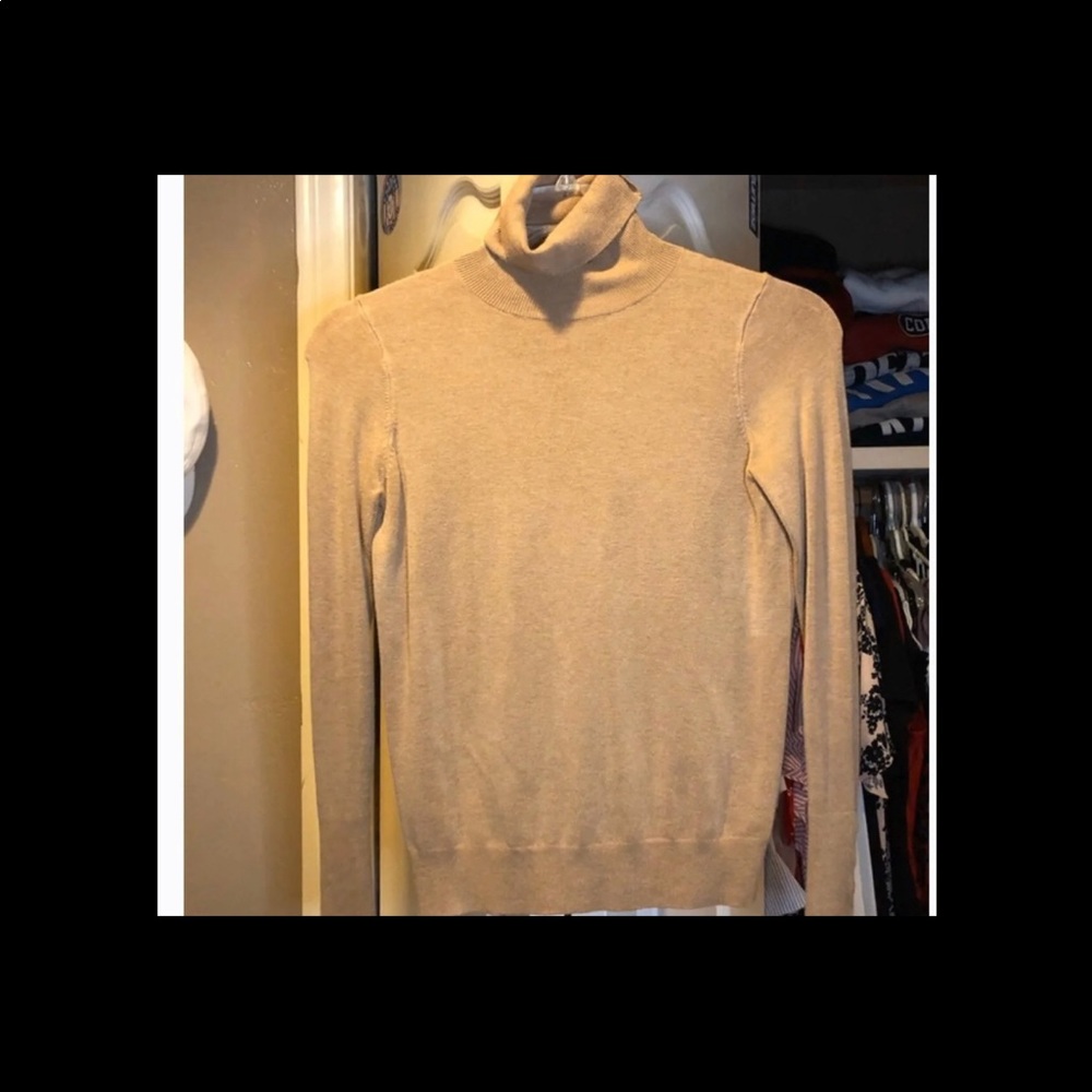 Zara women black long sleeve turtleneck